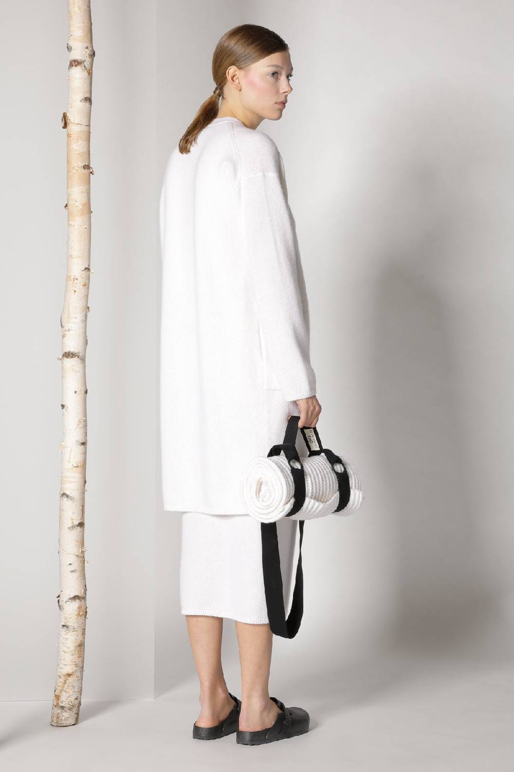 Sminfinity Blurry Long Cardigan + Blurry Crew Top + Blurry Tulip Skirt