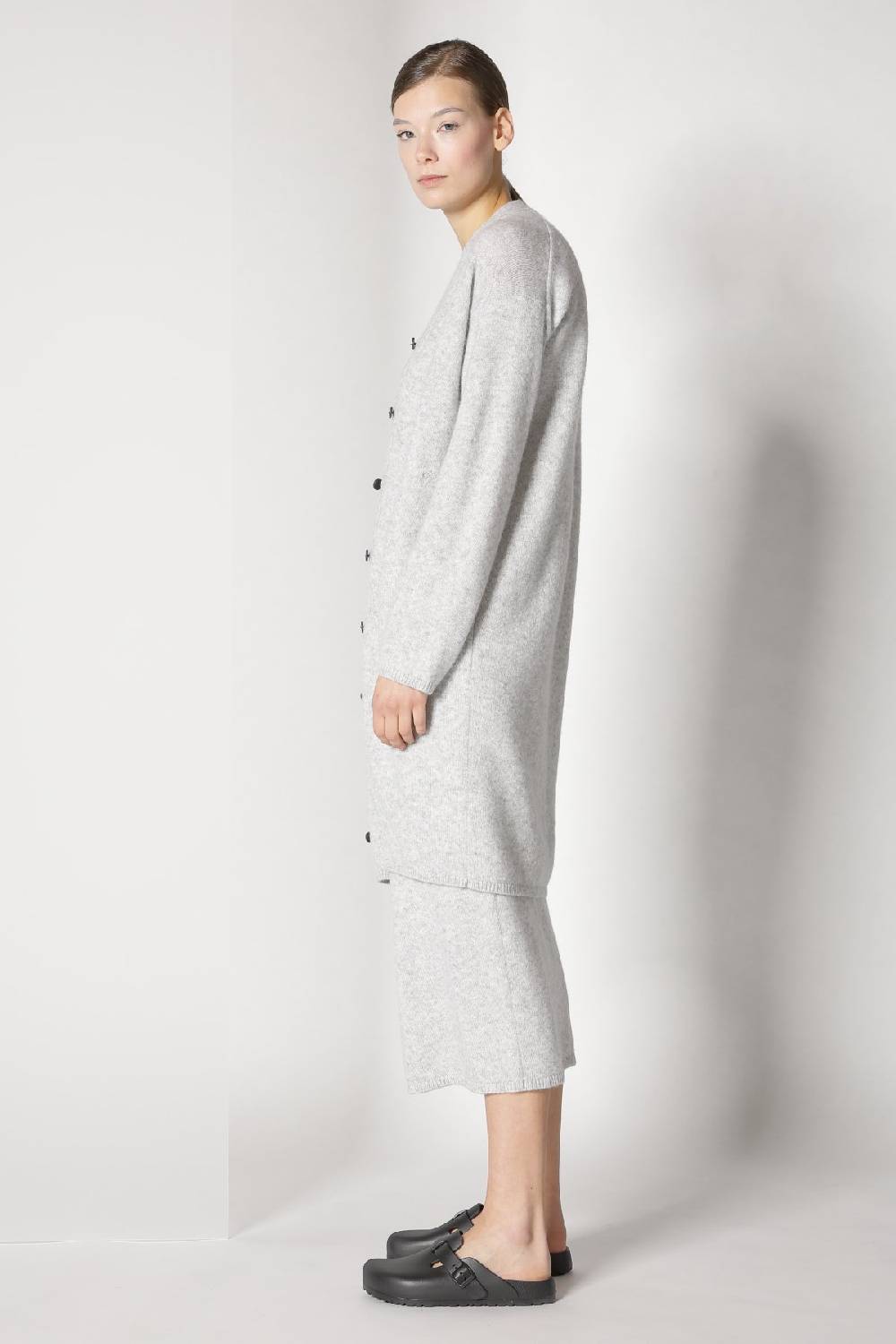 Sminfinity Blurry Long Cardigan + Blurry Crew Top + Blurry Tulip Skirt