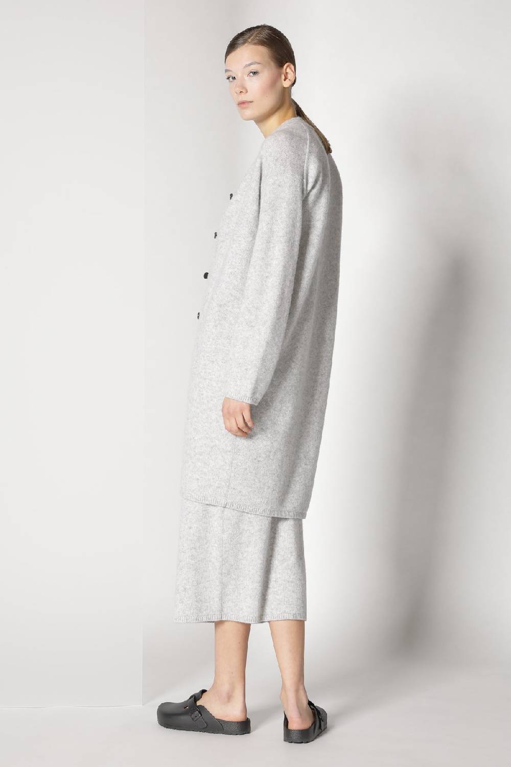 Sminfinity Blurry Long Cardigan + Blurry Crew Top + Blurry Tulip Skirt