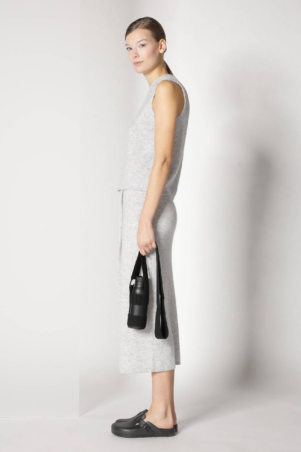 Sminfinity Blurry Ribbed Scarf + Blurry Crew Top + Blurry Tulip Skirt