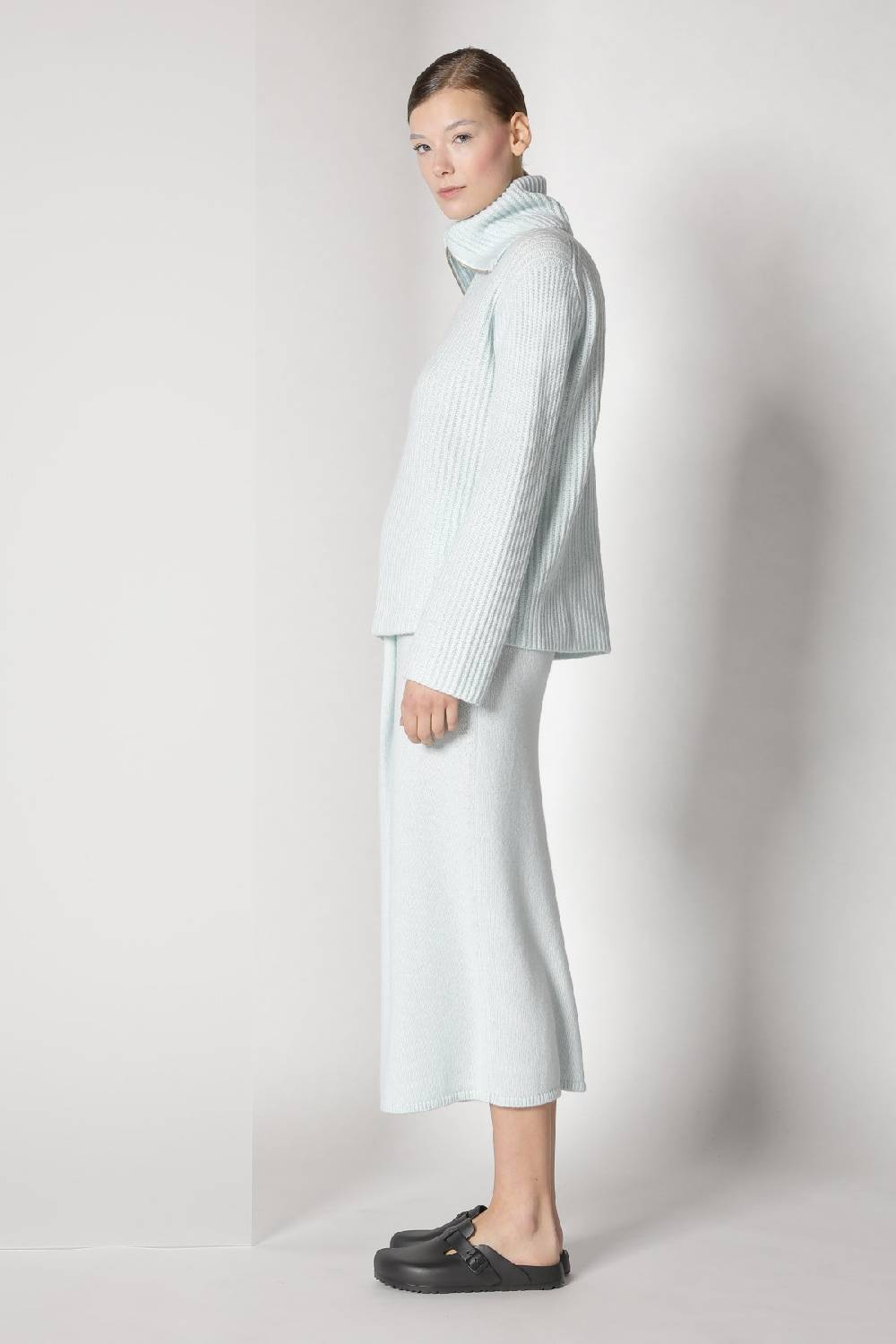 Sminfinity Blurry Ribbed Zip-jumper + Blurry Tulip Skirt