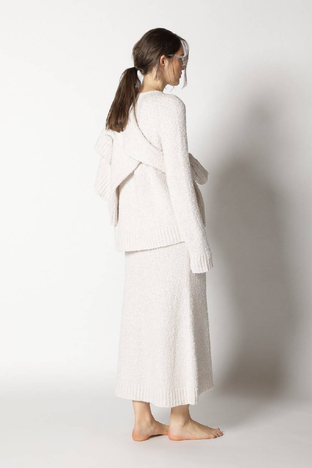 Sminfinity Bouclé V Neck + Bouclé Turtle + Bouclé A Skirt