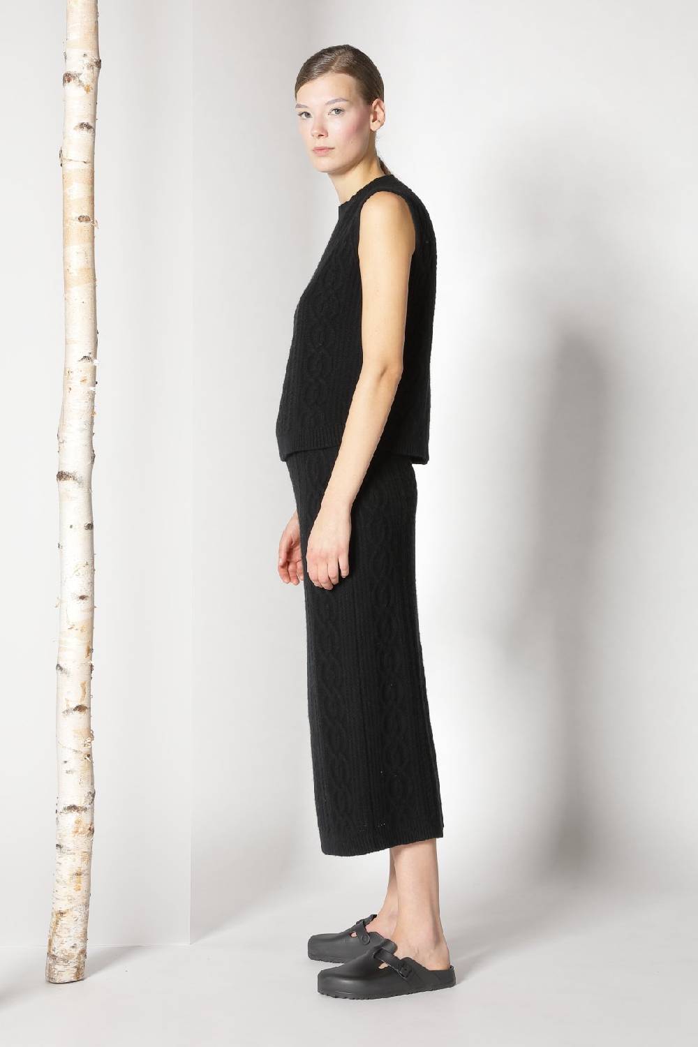 Sminfinity Chilly Cable Maxi Coat + Chilly Cable Top + Chilly Cable Maxi Skirt