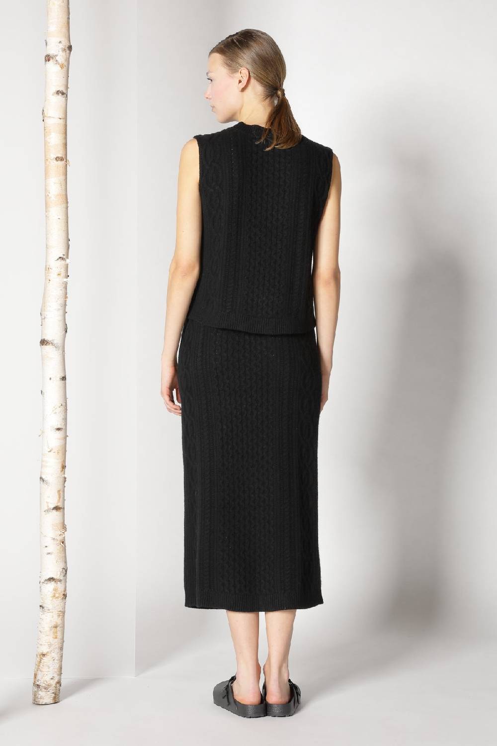 Sminfinity Chilly Cable Maxi Coat + Chilly Cable Top + Chilly Cable Maxi Skirt