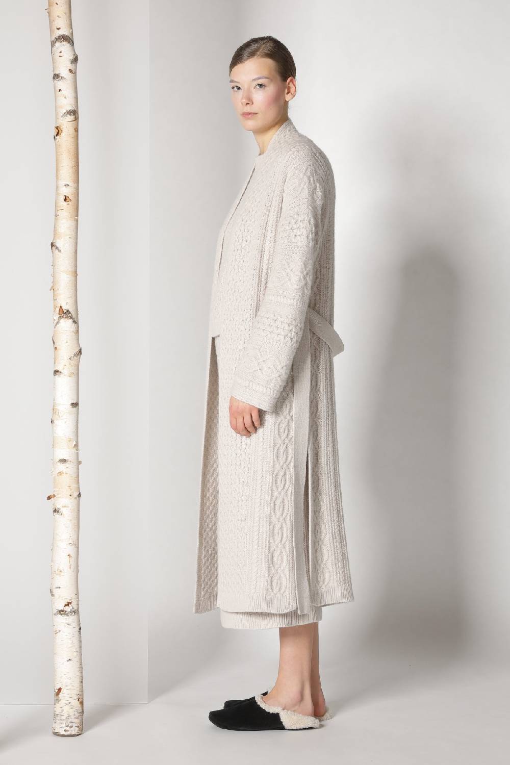 Sminfinity Chilly Cable Maxi Coat + Chilly Cable Top + Chilly Cable Maxi Skirt