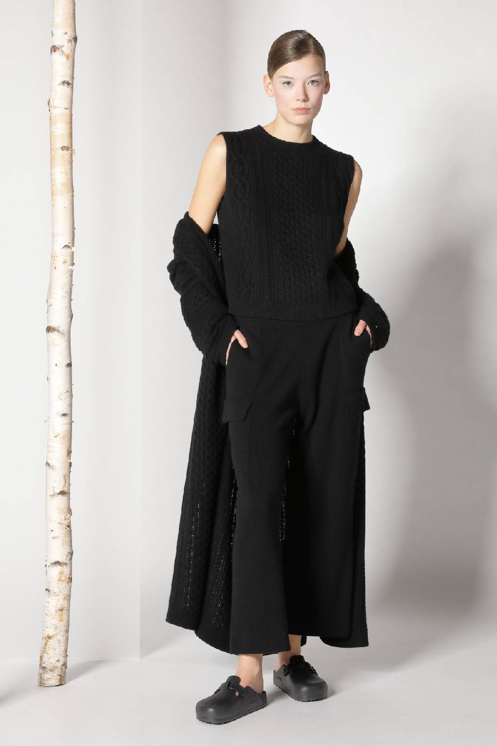 Sminfinity Chilly Cable Maxi Coat + Chilly Cable Top + Chilly Cargo Pants