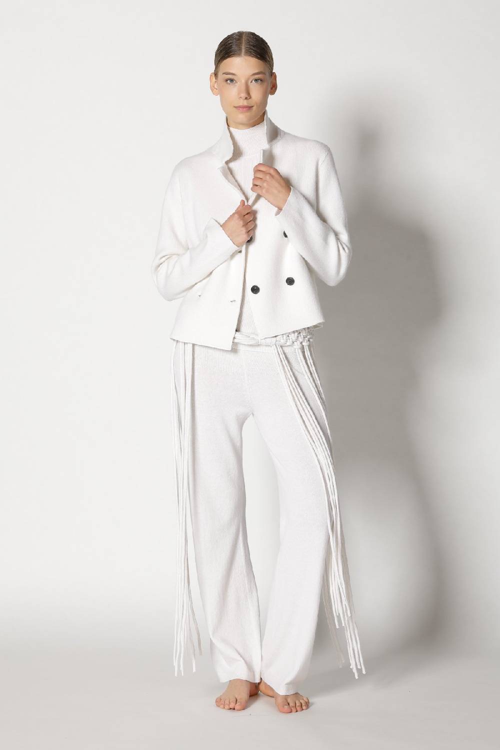 Sminfinity Chilly Cropped Jacket + Chilly Fitted Top + chilly Pants + Hang Loose Ring Belt