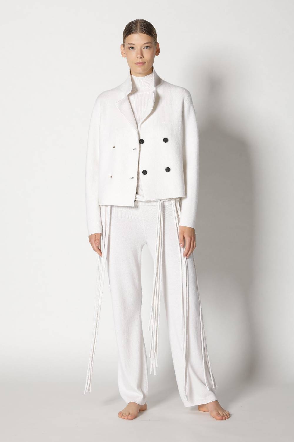 Sminfinity Chilly Cropped Jacket + Chilly Fitted Top + chilly Pants + Hang Loose Ring Belt