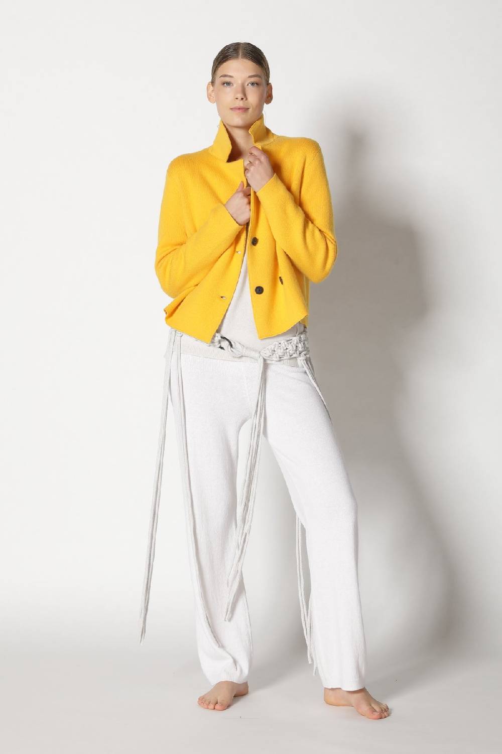 Sminfinity Chilly Cropped Jacket + chilly Jumper + Chilly Pants + Hang Loose Ring Belt