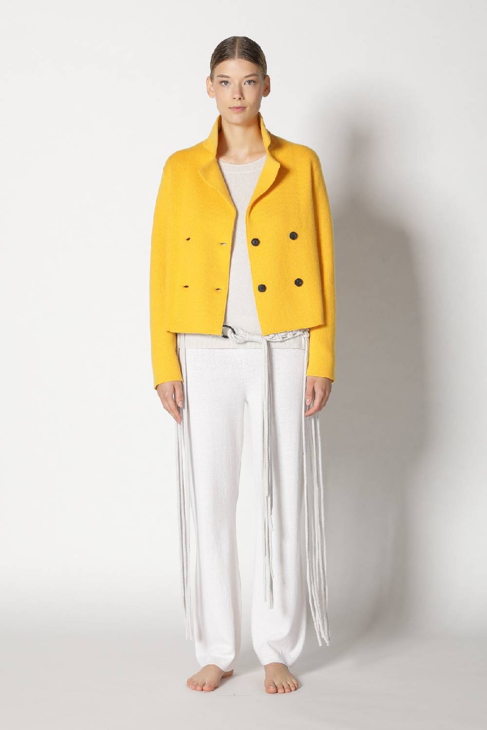 Sminfinity chilly cropped jacket + chilly jumper + chilly pants + hang loose ring belt