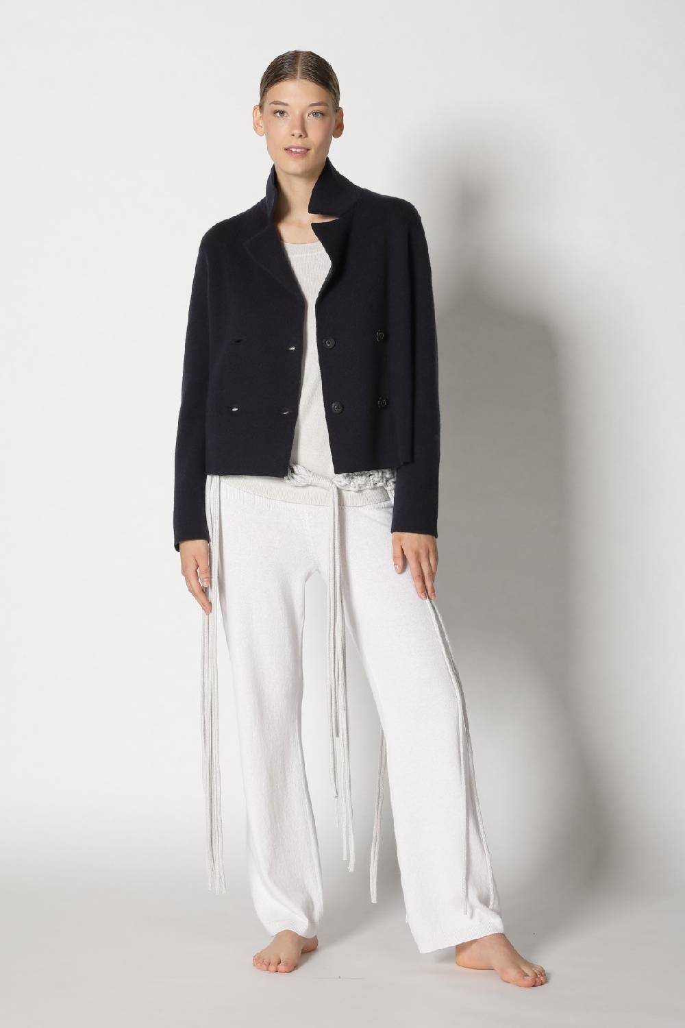 Sminfinity Chilly Cropped Jacket + Chilly Pants + Hang Loose Ring Belt