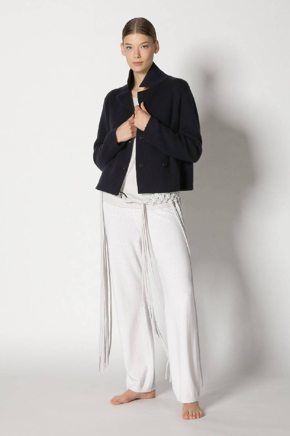 Sminfinity Chilly Cropped Jacket + Chilly Pants + Hang Loose Ring Belt
