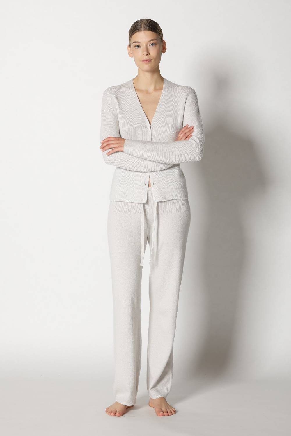 Sminfinity Chilly Fitted Jacket + Chilly Fitted Top + Chilly Pants + Hang Loose Knot Belt Handmade Makrame