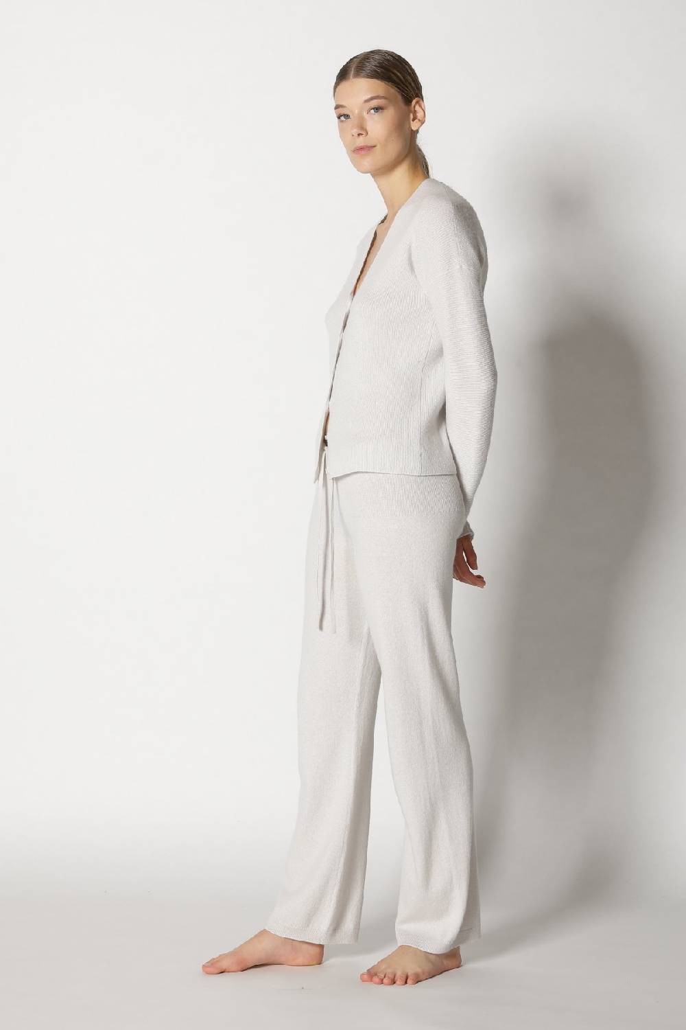 Sminfinity Chilly Fitted Jacket + Chilly Fitted Top + Chilly Pants + Hang Loose Knot Belt Handmade Makrame