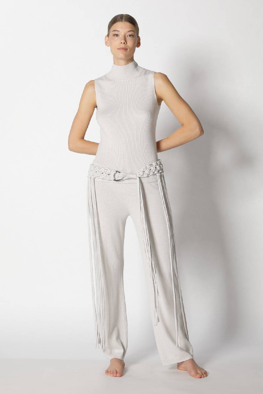 Sminfinity Chilly Fitted Top + Chilly Pants + hang Loose Knot Belt