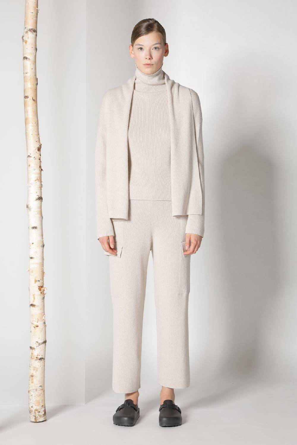 Sminfinity chilly loose jacket + chilly fitted turtleneck + chilly cargo pants