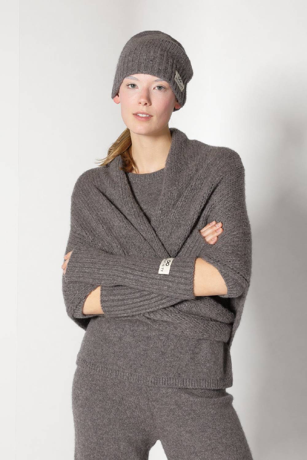 Sminfinity Cosy Cap + Cosy Triangle Scarf + Cosy Gauntlets + Cosy Crew Jumper + Cosy Palazzo Pants