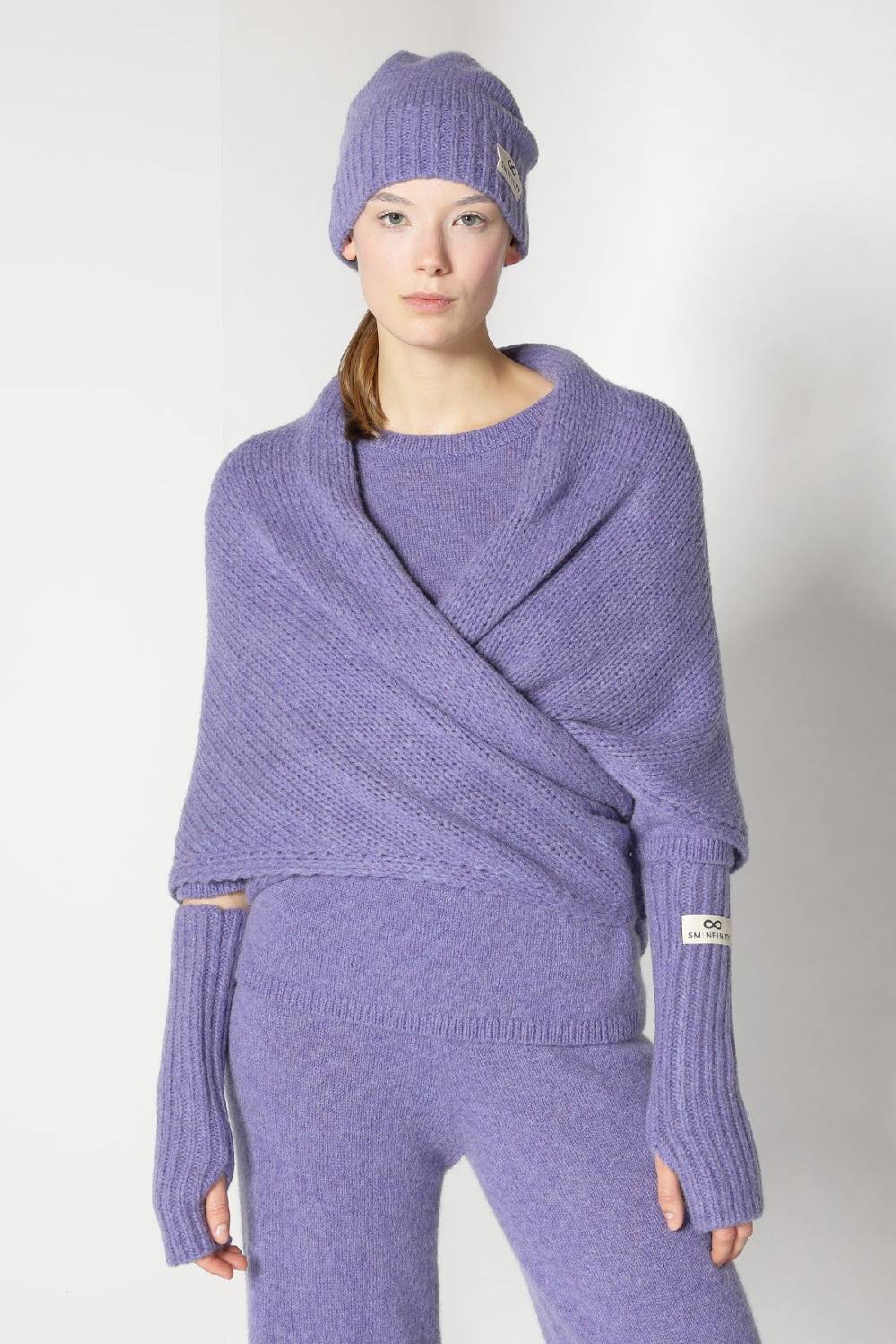 Sminfinity Cosy Cap + Cosy Triangle Scarf + Cosy Gauntlets + Cosy Crew Jumper + Cosy Palazzo Pants