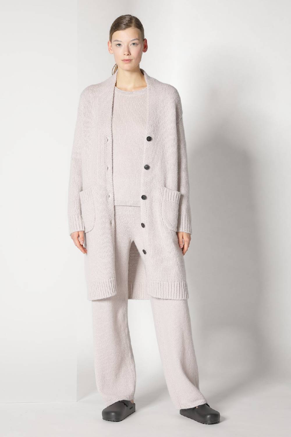 Sminfinity cosy long cardigan + cosy crew jumper + cosy palazzo pants
