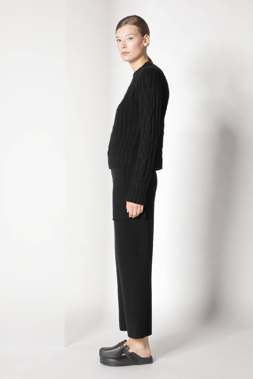 Sminfinity Doubleface Caban Jacket + Chilly Cable Jumper + Chilly Cargo Pants