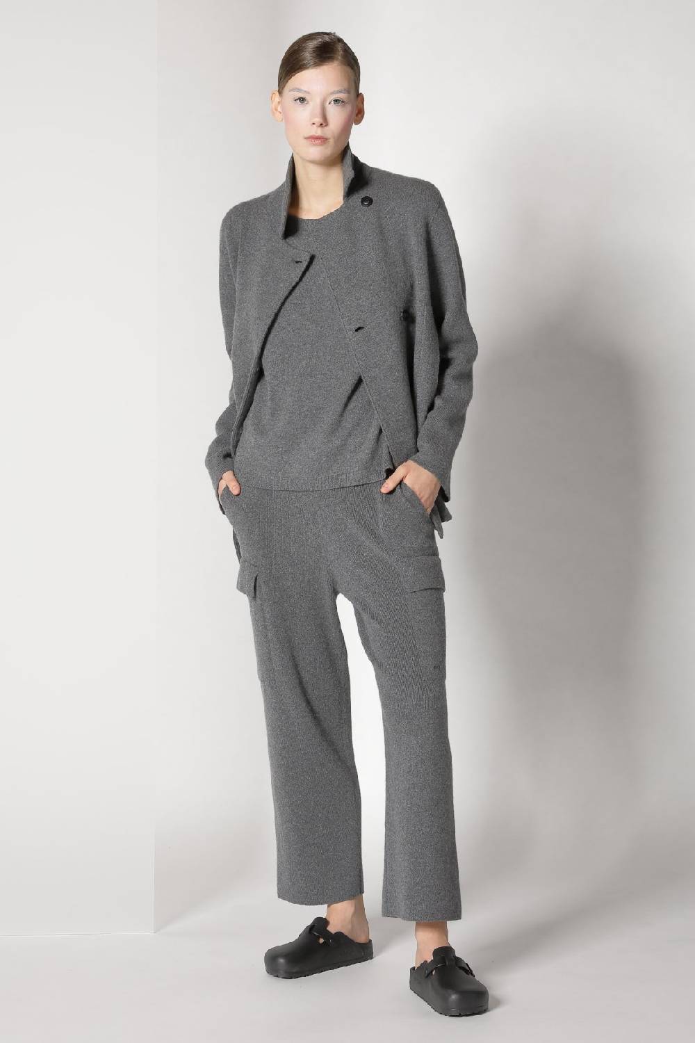 Sminfinity doubleface caban jacket + chilly jumper + chilly cargo pants