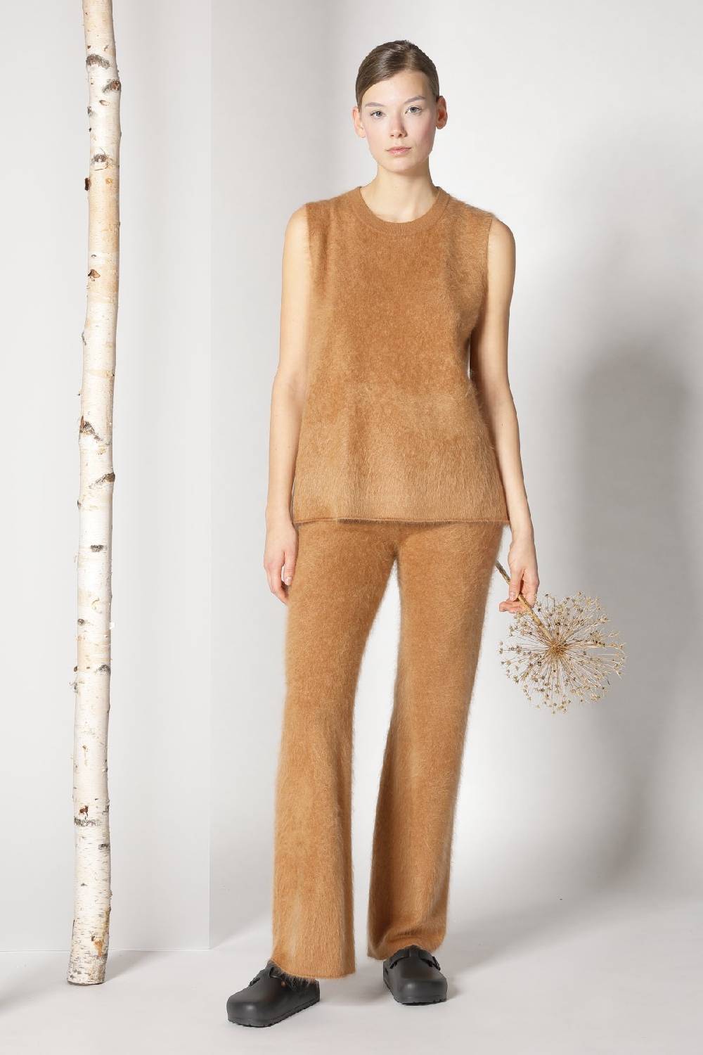 Sminfinity Doubleface Caban Jacket + Furry A Top + Furry Pants