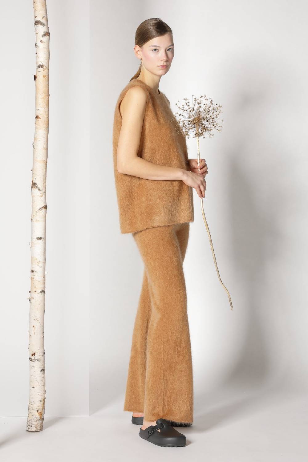 Sminfinity Doubleface Caban Jacket + Furry A Top + Furry Pants