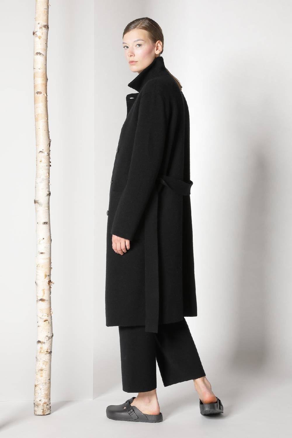 Sminfinity Doubleface Pea Coat + Chilly Cable Jumper + Chilly Cargo Pants