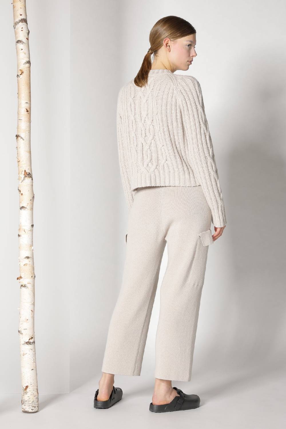 Sminfinity Doubleface Pea Coat + Chilly Cable Jumper + Chilly Cargo Pants