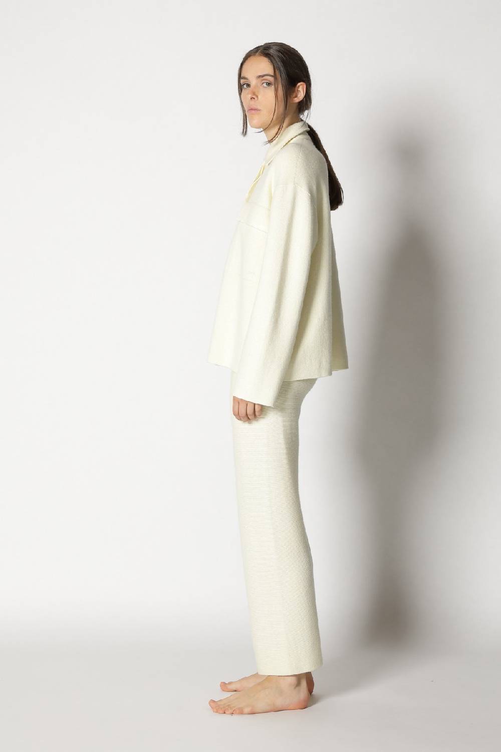 Sminfinity Doubleface Shirtjacket + Garter Cropped Pants