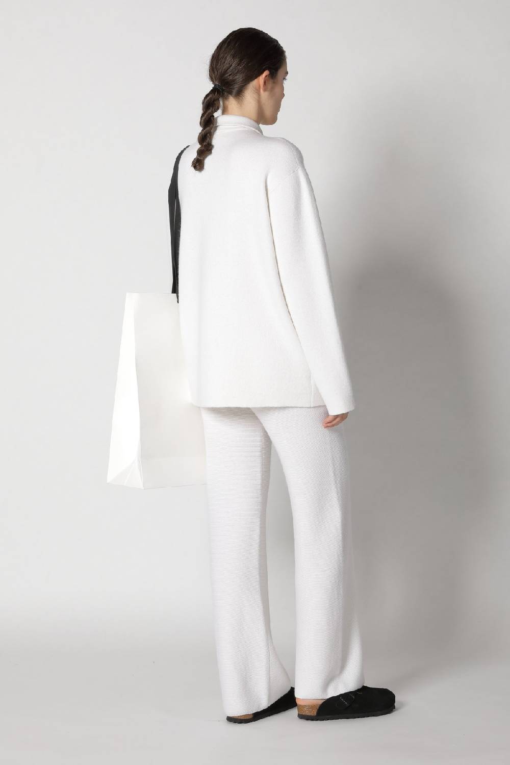 Sminfinity Doubleface Shirtjacket + Garter Palazzo Pants