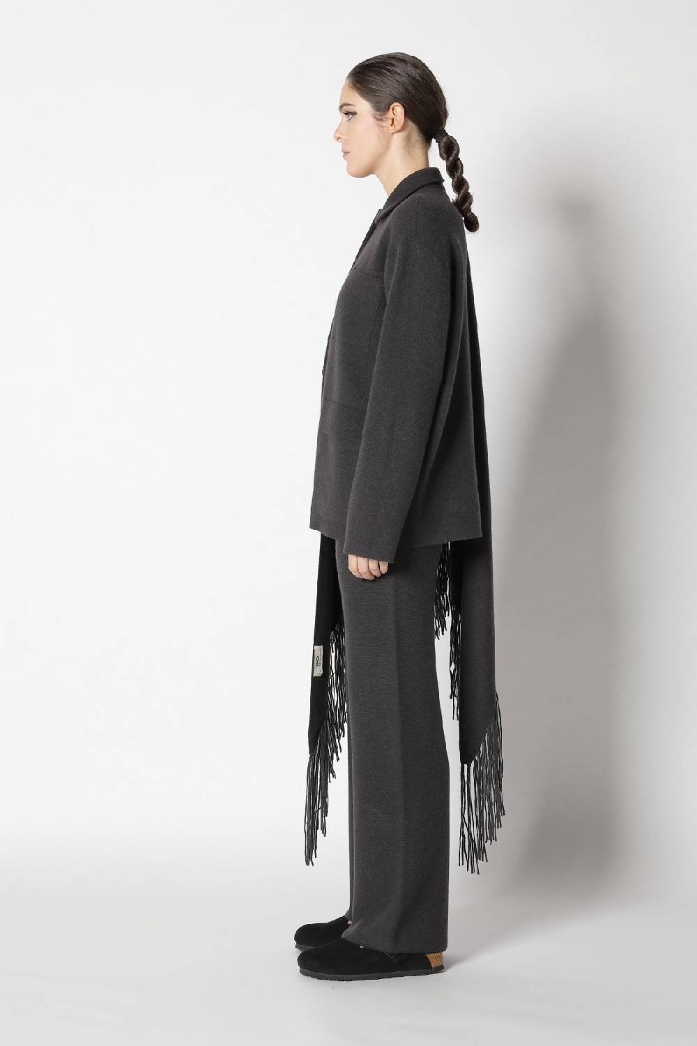 Sminfinity Doubleface Shirtjacket + Garter Palazzo Pants