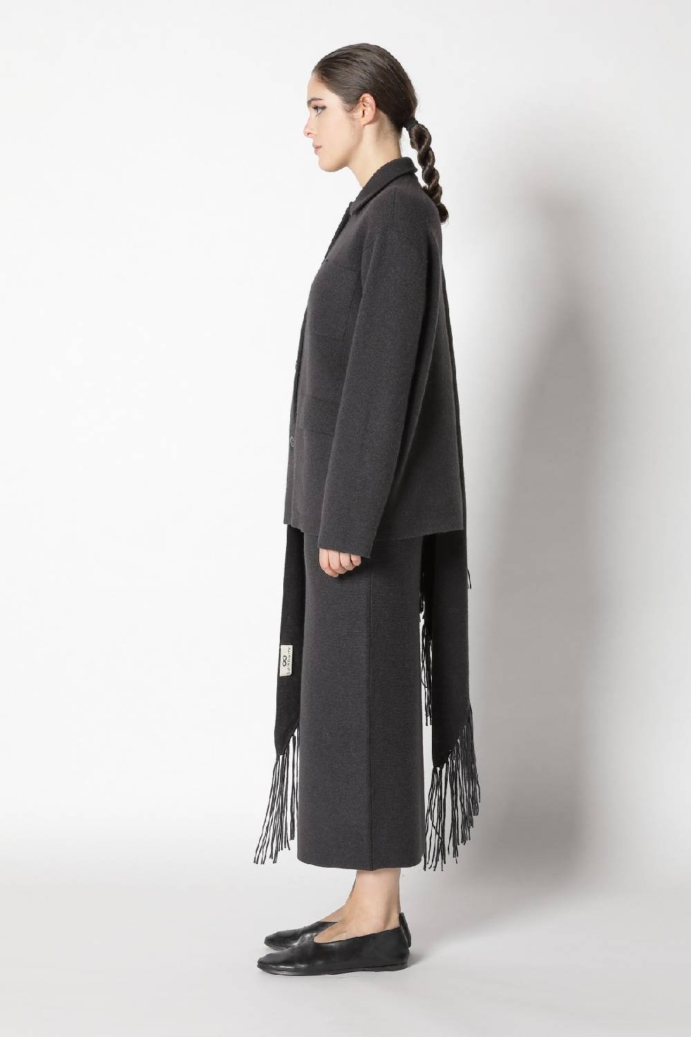 Sminfinity Doubleface Shirtjacket + Garter Triangle + Garter Maxi Skirt