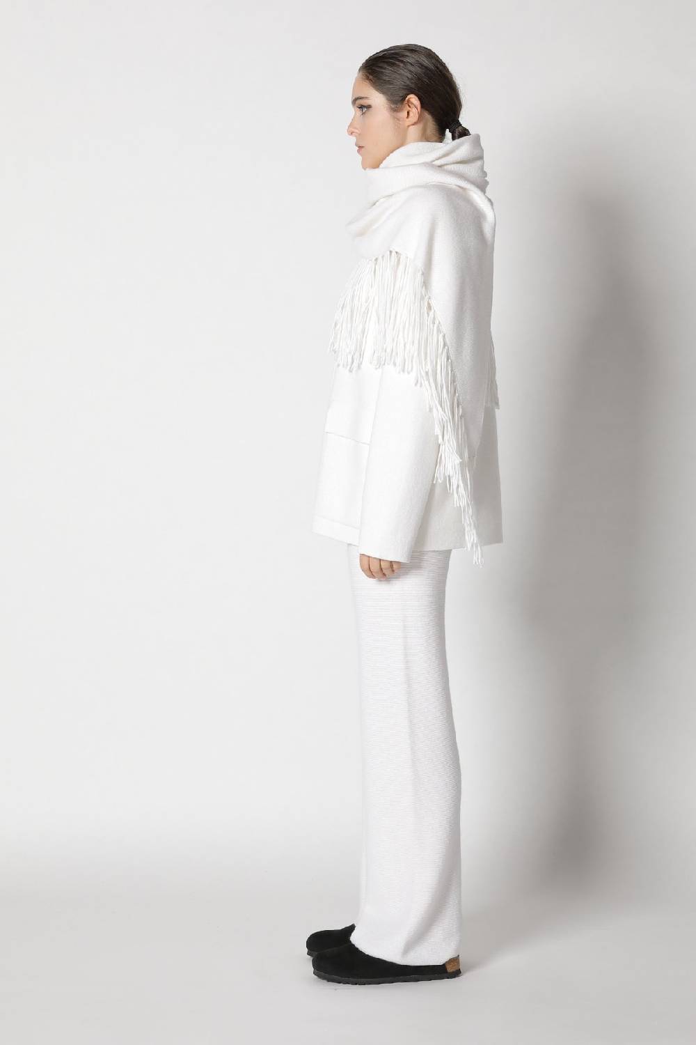 Sminfinity Doubleface Shirtjacket + Garter Triangle + Garter Palazzo Pants