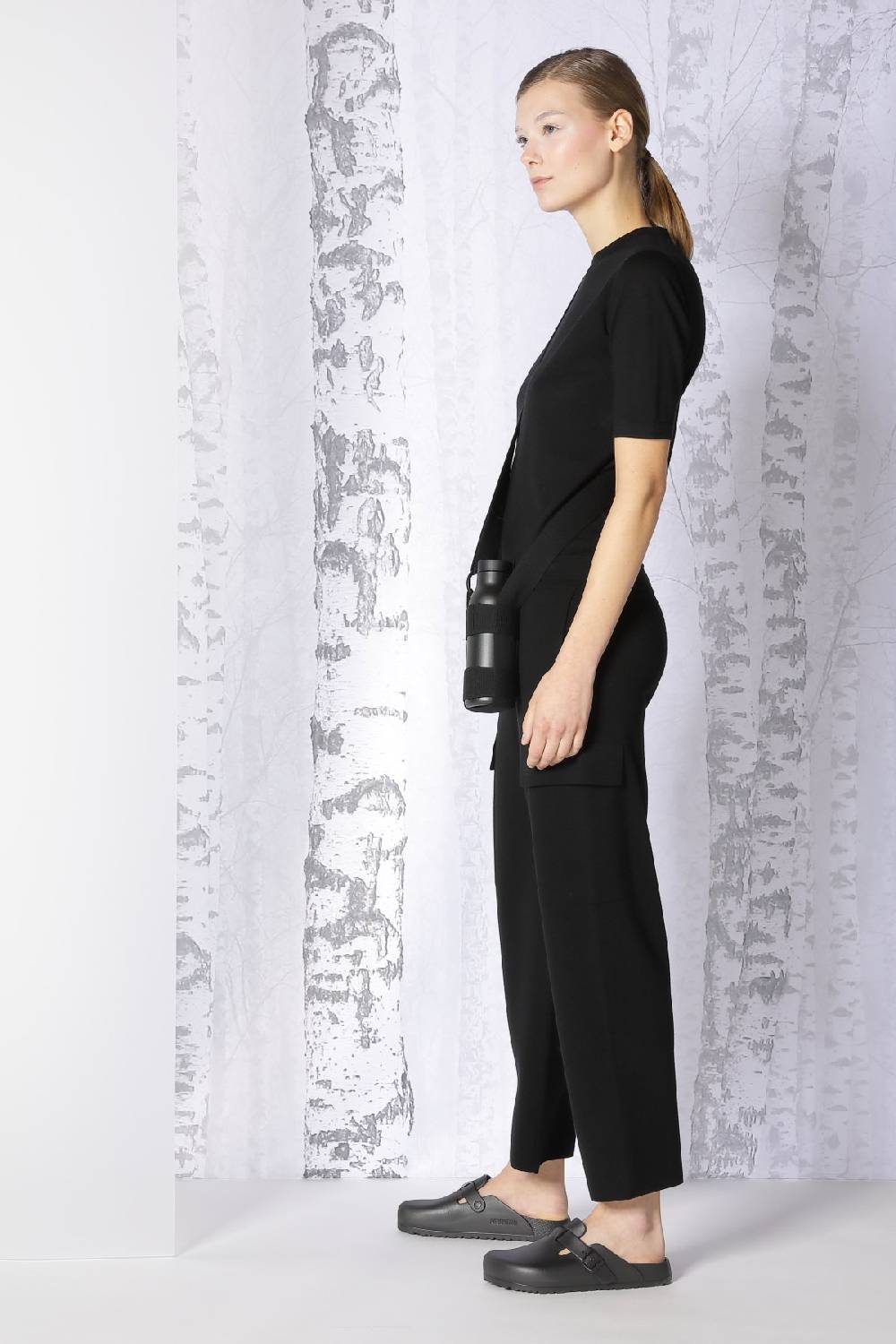 Sminfinity Extrafine Fitted T + Milano Cropped Cargo Pants