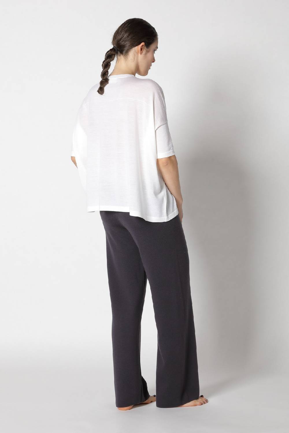 Sminfinity Flowing Cape Jumper + Milano Palazzo Pants