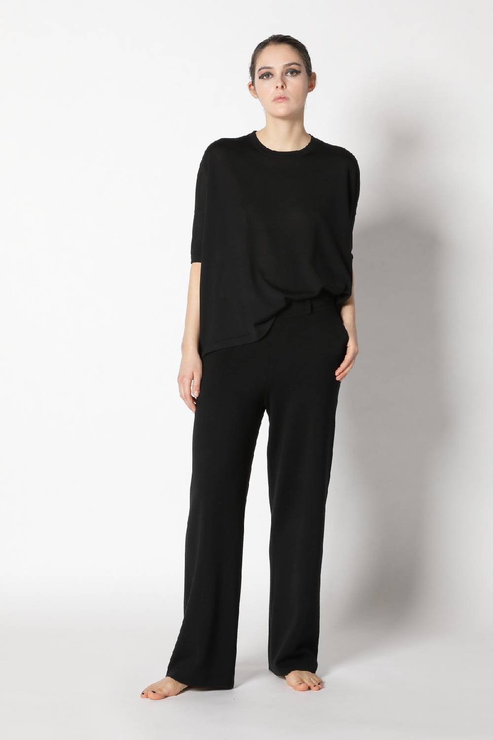 Sminfinity flowing cape jumper + milano palazzo pants Sminfinity flowing cape jumper + milano palazzo pants