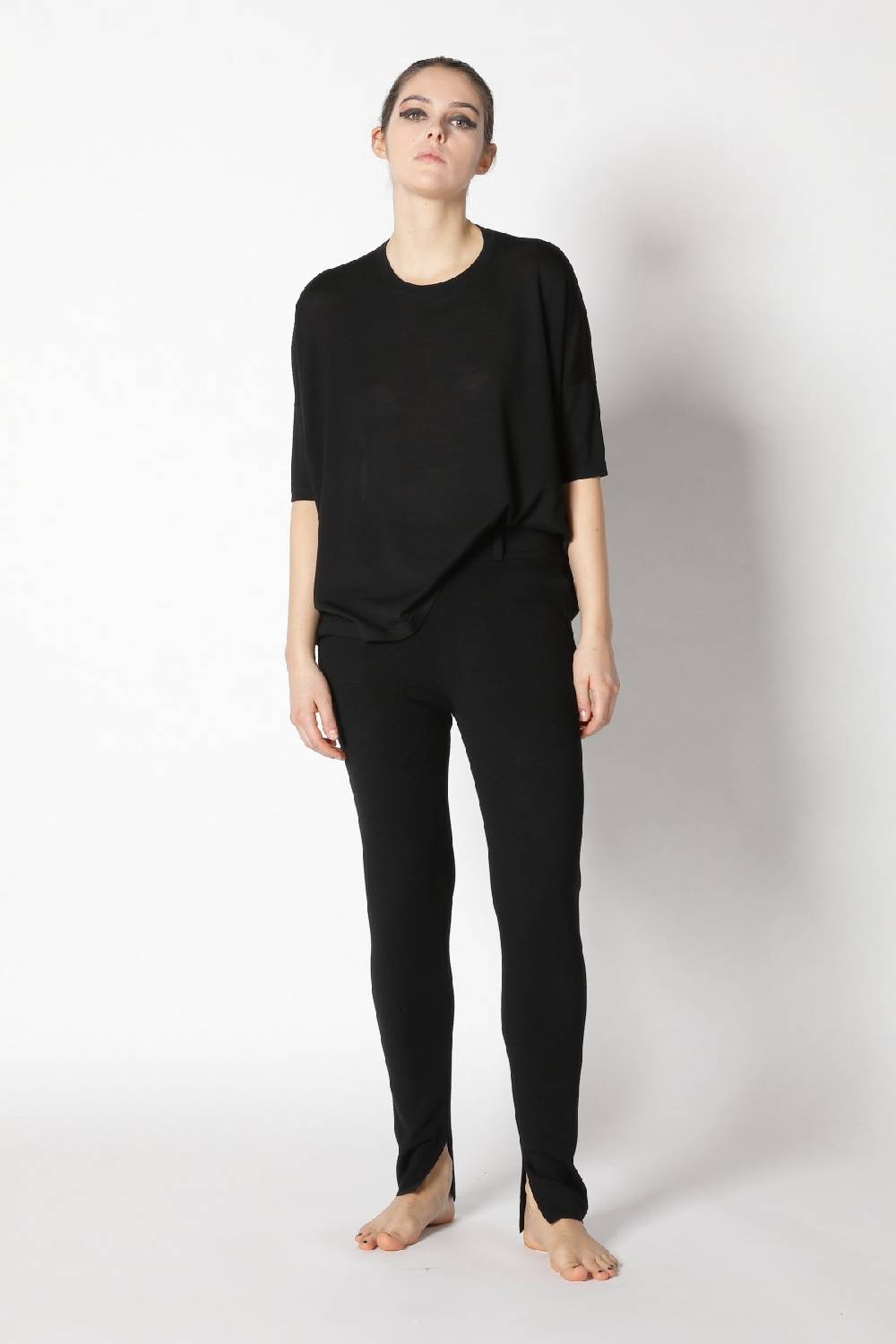 Sminfinity Flowing Cape Jumper + Milano Slim Cut Pants