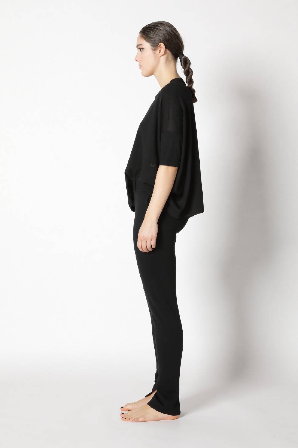 Sminfinity Flowing Cape Jumper + Milano Slim Cut Pants