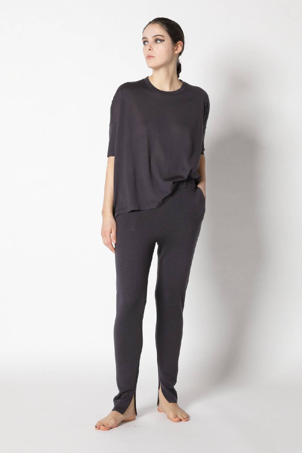 Sminfinity flowing cape jumper + milano slim cut pants