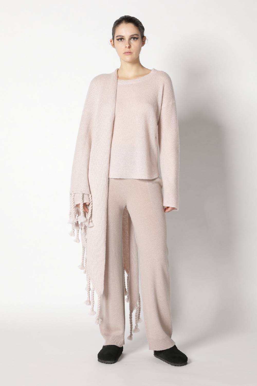 Sminfinity fluffy crewneck + fluffy triangle + infinite palazzo pants