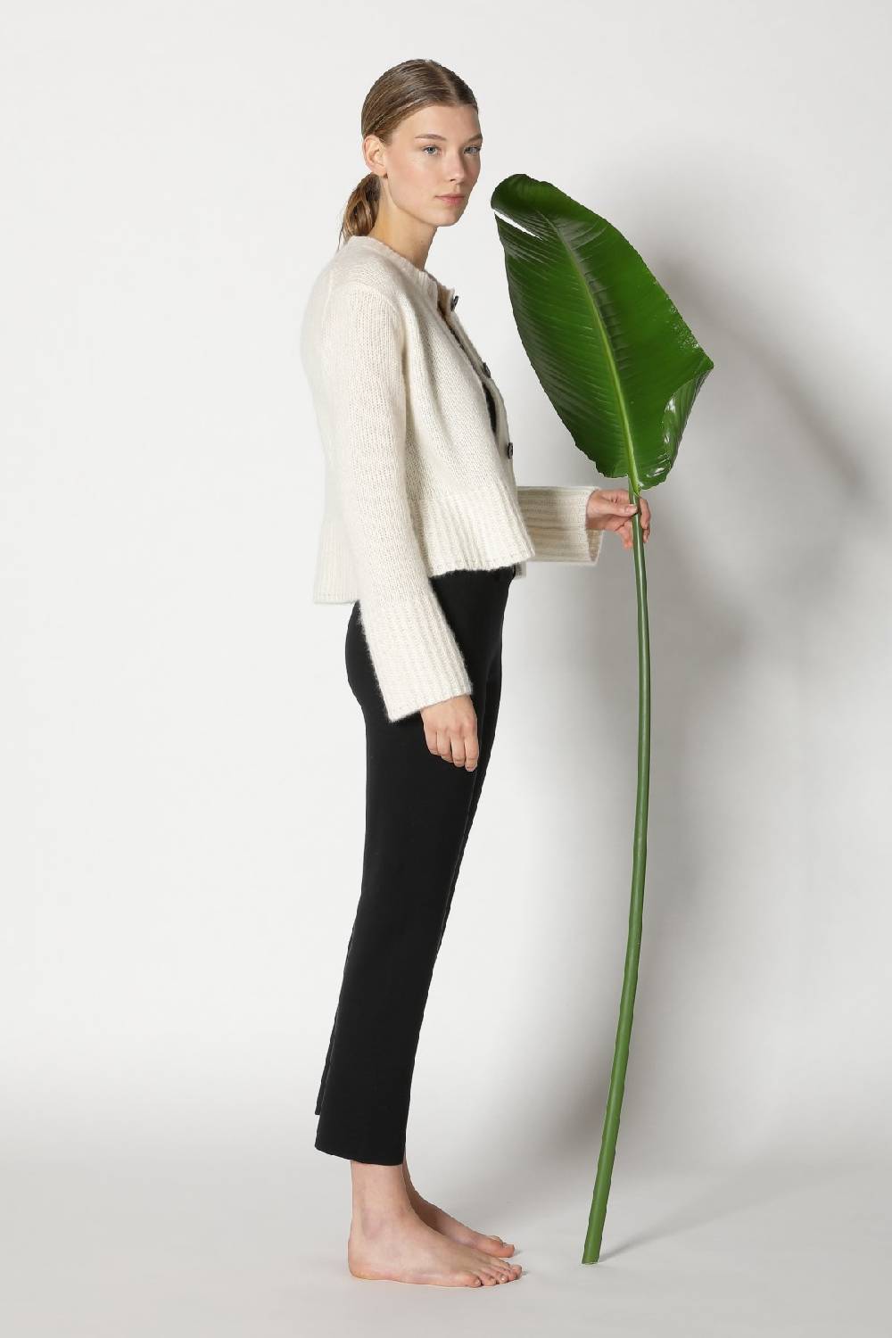 Sminfinity Fluffy Cropped Jacket + Silky Cropped Pants