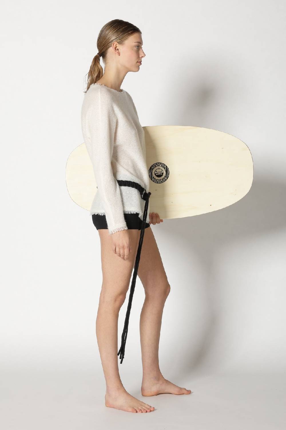 Sminfinity Fluffy Fringe Boatneck + Hang Loose Ring Belt