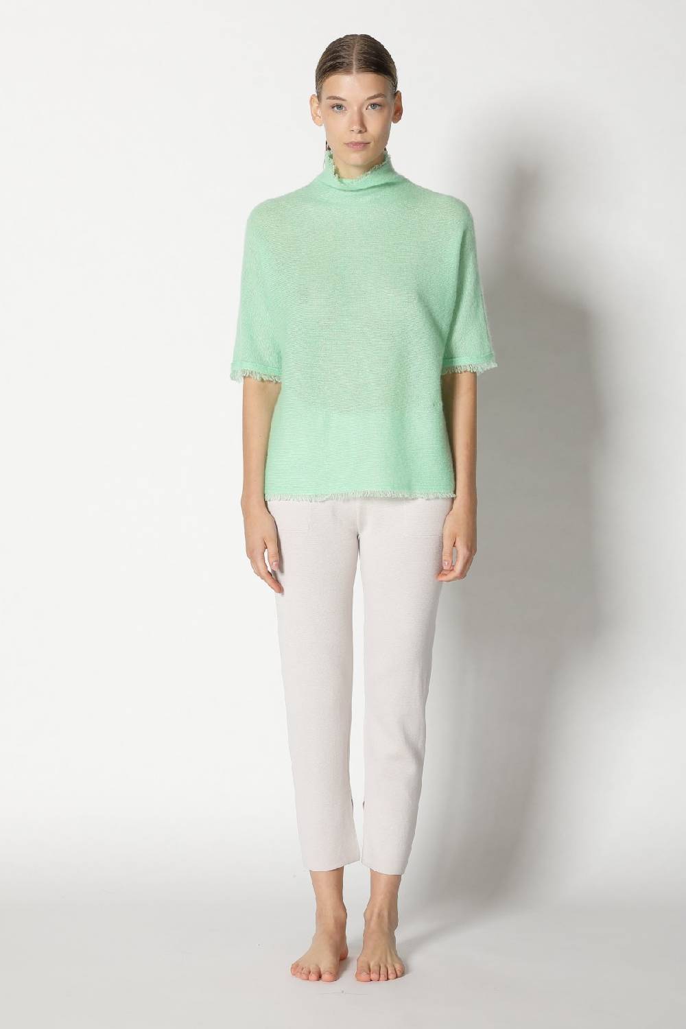 Sminfinity Fluffy Fringe Turtle Top + Hang Loose Ring Belt