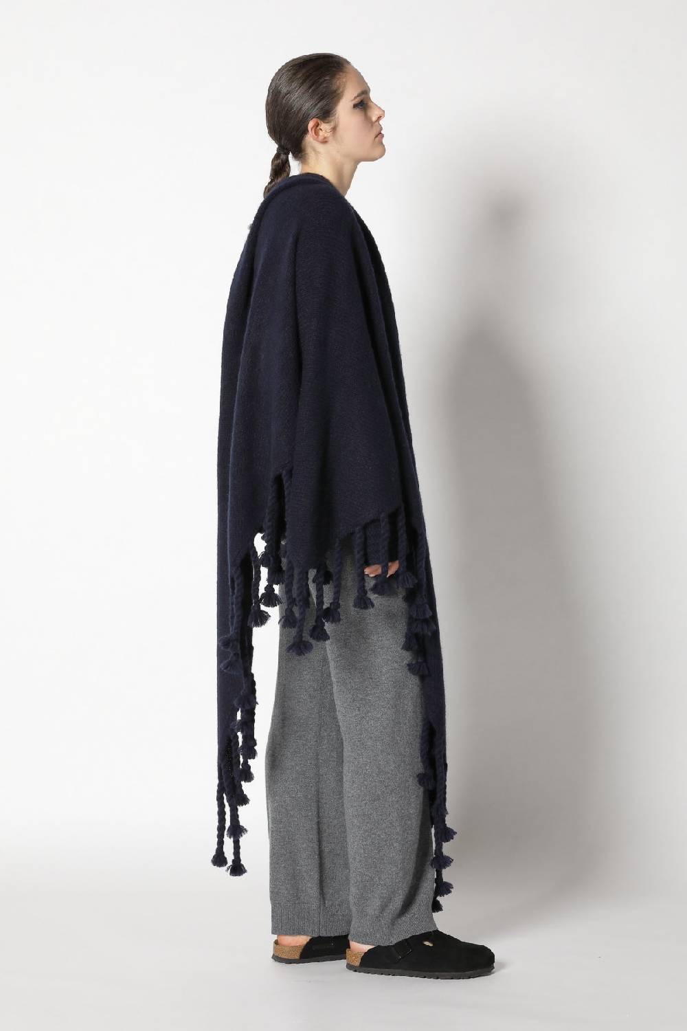 Sminfinity Fluffy Rib V Neck + Fluffy Triangle + Infinite Palazzo Pants