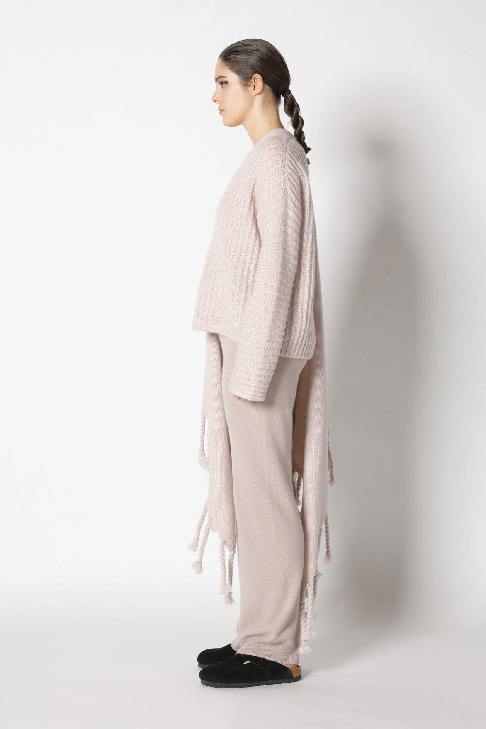 Sminfinity Fluffy Rib V Neck + Infinite Palazzo Pants