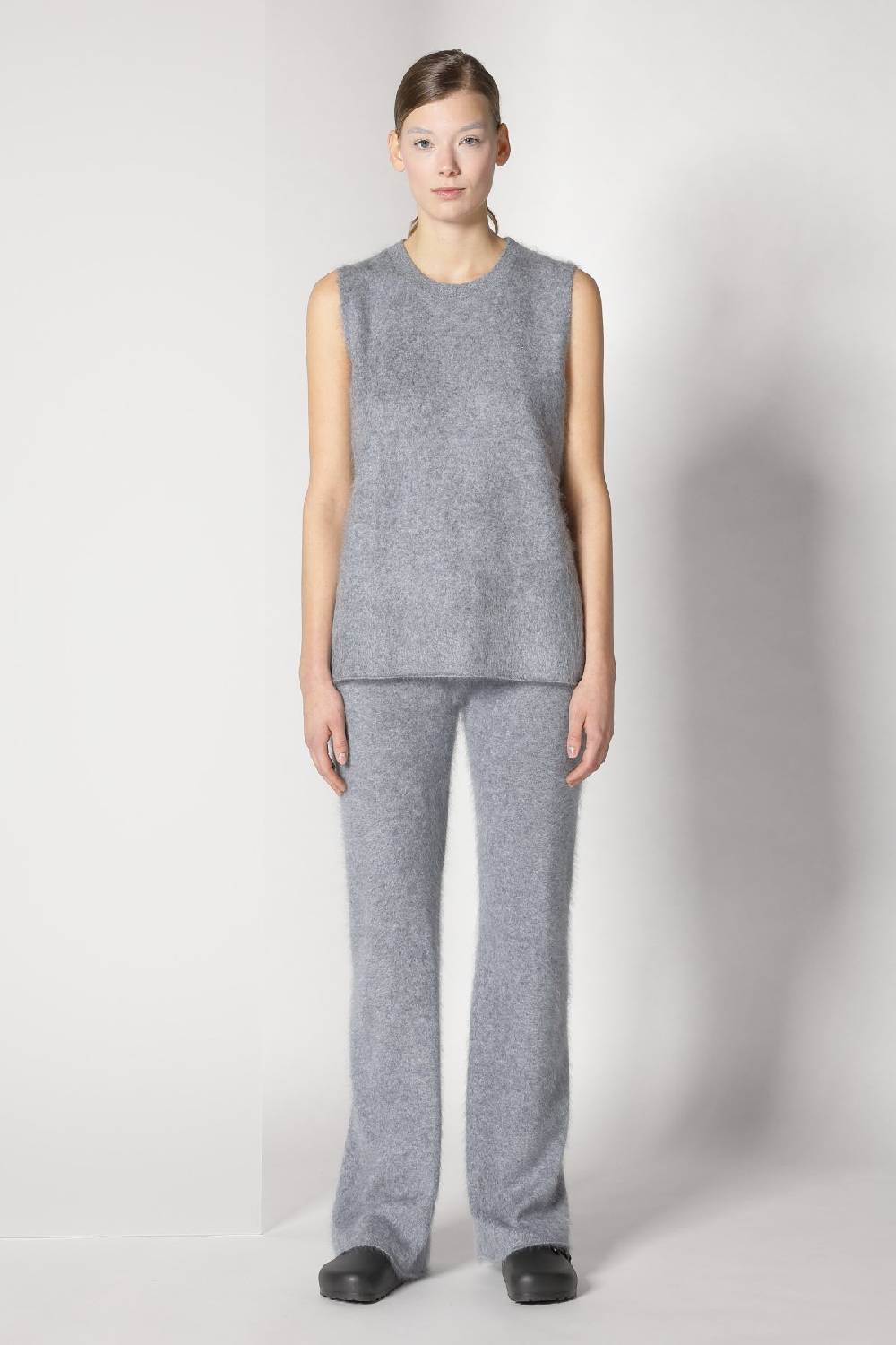 Sminfinity Furry Triangle Scarf + Furry A Top + Furry Pants