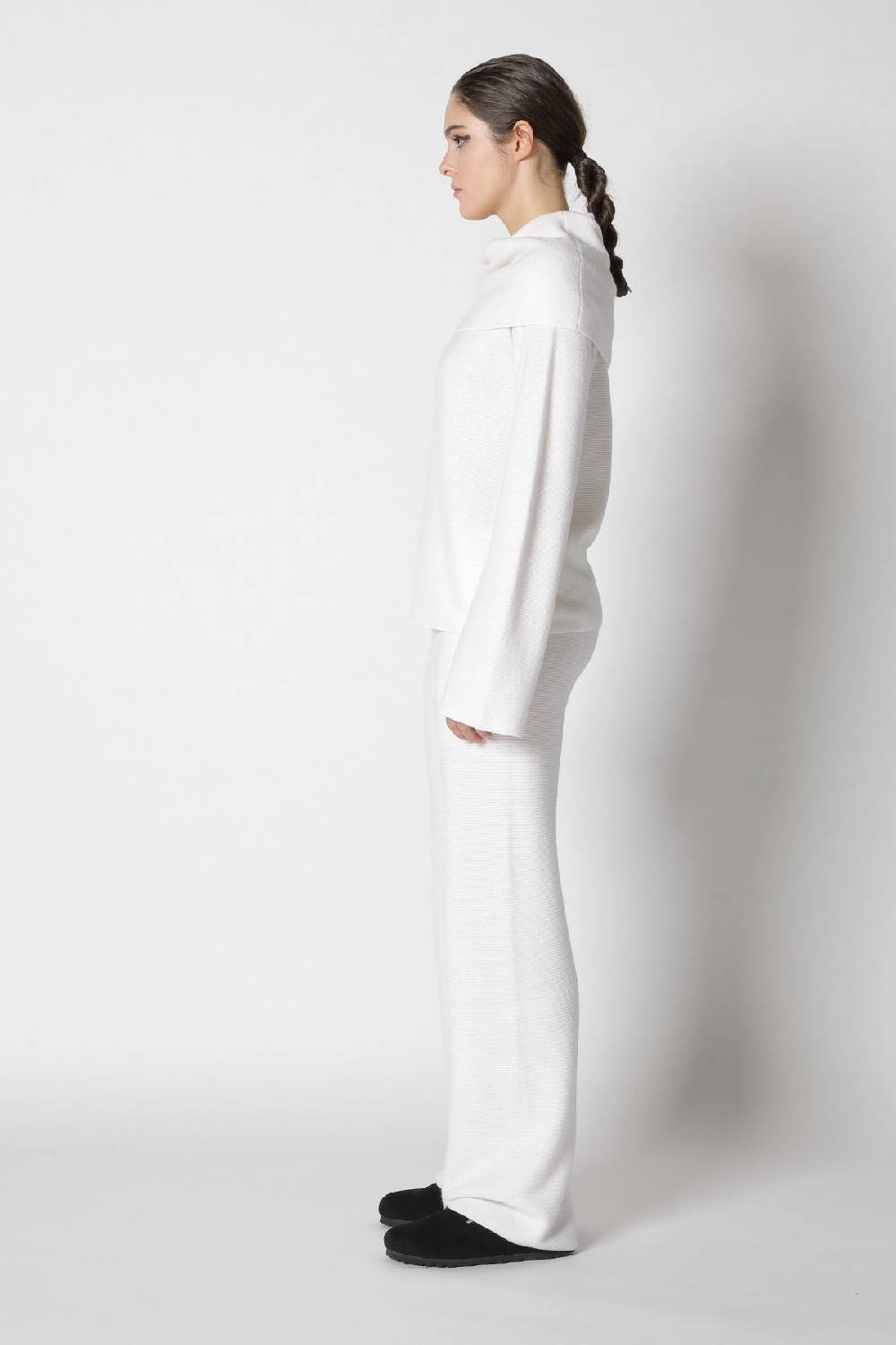 Sminfinity Garter Drape Turtle + Garter Palazzo Pants