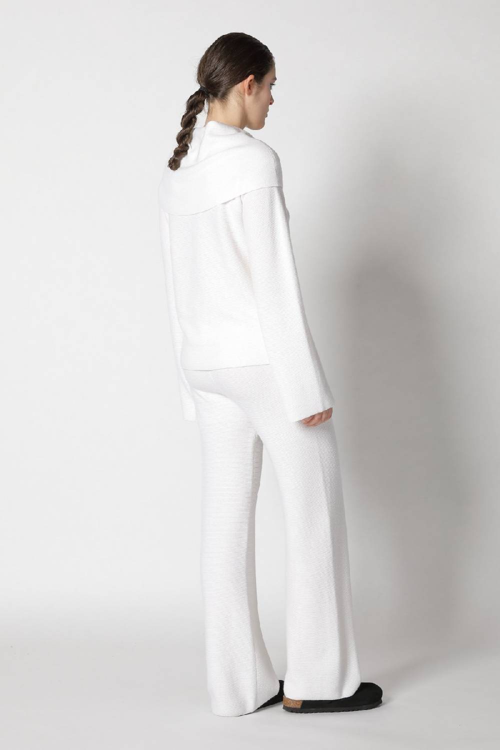 Sminfinity Garter Drape Turtle + Garter Palazzo Pants