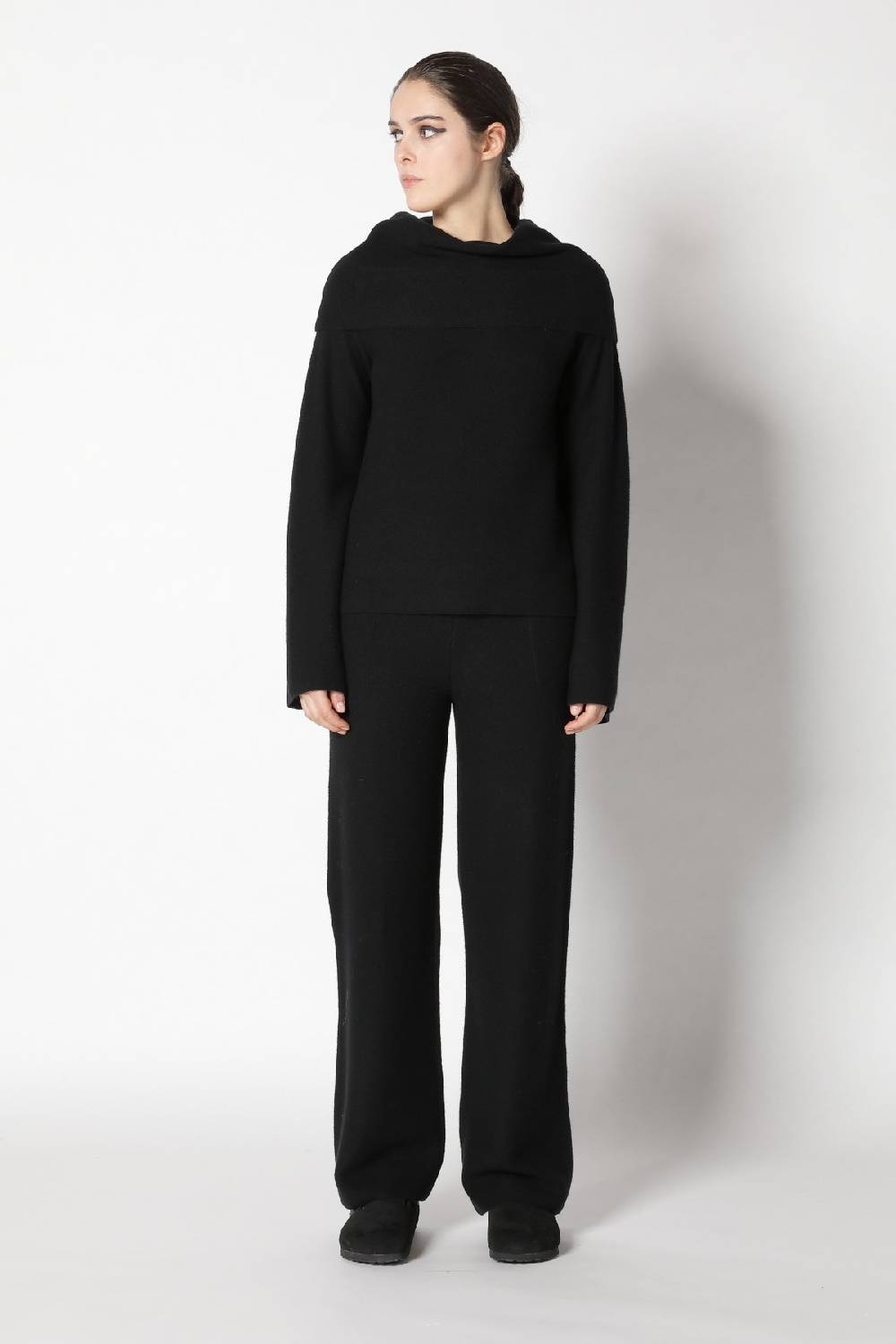 Sminfinity Garter Drape Turtle + Garter Palazzo Pants